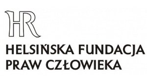 Logo Helsińska Fundacja Praw Człowieka (organizacja wspierająca)