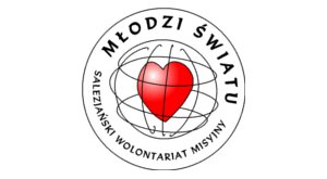 Logo Salezjański Wolontariat Misyjny - MŁODZI ŚWIATU